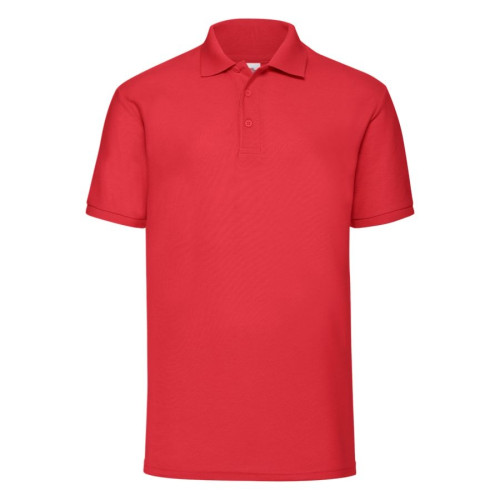 Рубашка поло мужская 65/35 Polo, красный_M, 65% п/э, 35% х/б, 180 г/м2