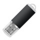USB flash-карта Assorti (16Гб), черная, 5,8х1,7х0,8 см, металл