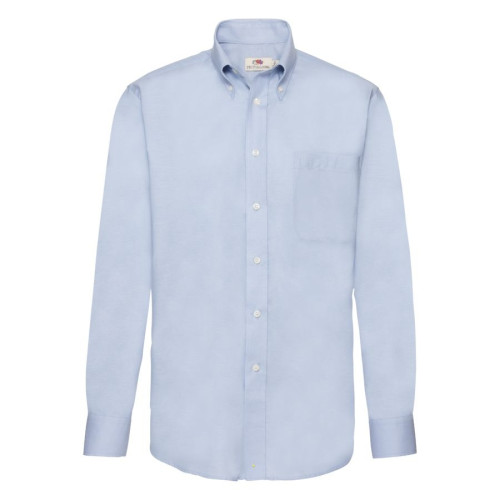Рубашка Long Sleeve Oxford Shirt, светло-голубой_XL, 70% х/б, 30% п/э, 135 г/м2