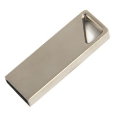 USB flash-карта SPLIT (32Гб), серебристая, 3,6х1,2х0,5 см, металл