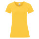 Футболка Ladies Iconic, желтый, S, 100% хлопок, 150 г/м2