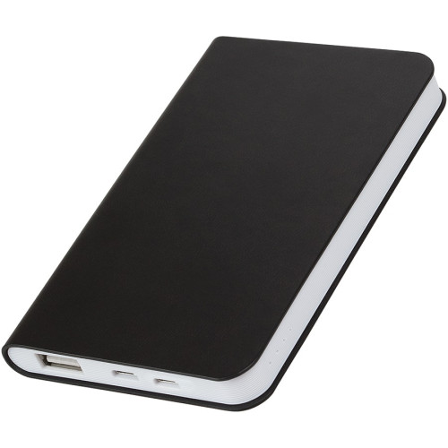 Универсальный аккумулятор Silki (5000mAh),черный, 7,5х12,1х1,1см, искусственная кожа,пласт