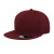 Бейсболка SNAP BACK, 6 клиньев, бордовый, 100% п/э,100% х/б, 400 гр/м2, пластик. застежка