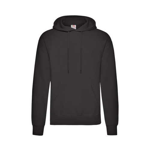 Толстовка мужская с начесом Сlassic Hooded Sweat, черный_M, 80% х/б, 20% п/э, 280 г/м2
