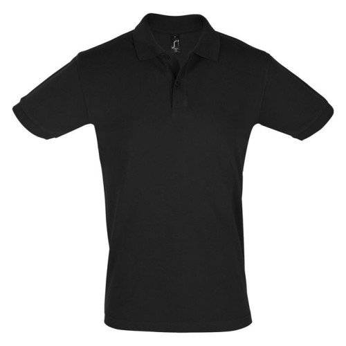 Поло Perfect Men, черный_2XL, 100% х/б, 180г/м2