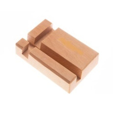 Подставка для смартфона и планшета, 13х8х2,5см, бук