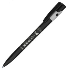 Ручка шариковая KIKI ECOLINE, черный/белый, экопластик