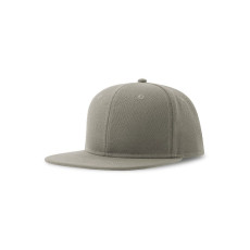Бейсболка SNAP BACK-S, 6 клиньев, пластиковая застежка, серый, 100% переработанный полиэстер, 300 гр/м2