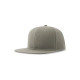 Бейсболка SNAP BACK-S, 6 клиньев, пластик. застежка, серый, 100% переработанный  полиэстер, 300 гр/м2