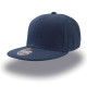 Бейсболка SNAP BACK, 6 клиньев, пластик. застежка,темно-синий, 100% п/э,100% х/б, 400 гр/м2