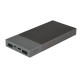 Универсальный аккумулятор Slim Pro (10000mAh),серый, 13,8х6,7х1,5 см,пластик,металл