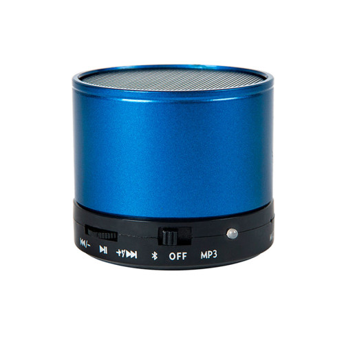 Портативная bluetooth-колонка Martins, синий, 5,9х5 см,пластик,металл