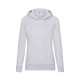 Толстовка женская LIGHTWEIGHT, серый_L, 80% хлопок, 20% полиэстер, 240 г/м2
