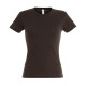 Футболка Miss, шоколадный_2XL, 100% х/б, 150 г/м2