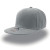 Бейсболка SNAP BACK, 6 клиньев, пластик. застежка, серый, 100% п/э,100% х/б, 400 гр/м2,