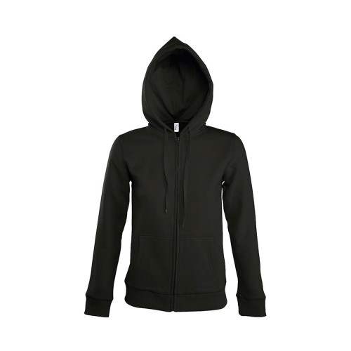 Толстовка Seven Women, черный_L, 50% хлопок, 50% полиэстер, 280м/г2