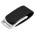 USB flash-карта Lerix (8Гб), черный, 6х2,5х1,3см, металл, искусственная кожа