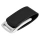 USB flash-карта Lerix (8Гб), черный, 6х2,5х1,3см, металл, искусственная кожа
