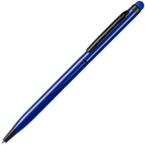 TOUCHWRITER  BLACK, ручка шариковая со стилусом для сенсорных экранов, синий/черный, алюминий