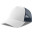 Бейсболка RAPPER COTTON-S, пластиковая застёжка, 5 клиньев, белый/тёмно-синий, 100% хлопок, сетка - 100% переработанный полиэстер, 280 г/м2 Бейсболка RAPPER COTTON-S, пластиковая застёжка, 5 клиньев, белый/тёмно-синий, 100% хлопок, сетка - 100% переработанный полиэстер, 280 г/м2