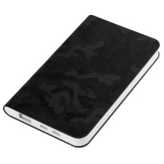 Универсальный аккумулятор Tabby (5000mAh), черный, 7,5х12,1х1,1см