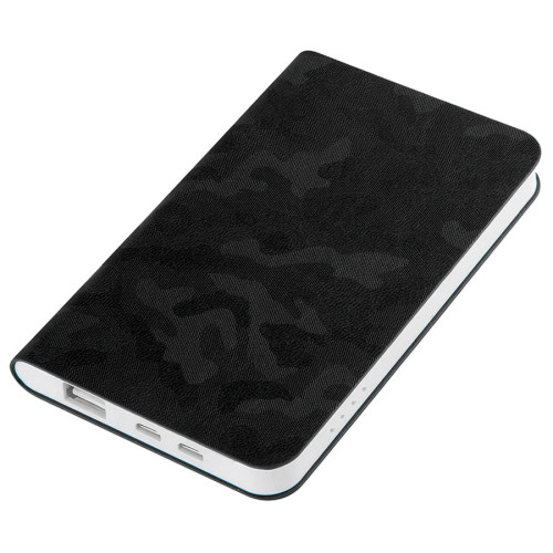 Универсальный аккумулятор Tabby (5000mAh), черный, 7,5х12,1х1,1см
