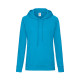 Толстовка женская LIGHTWEIGHT, ультрамарин_XL, 80% хлопок, 20% полиэстер, 240 г/м2