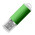USB flash-карта Assorti (8Гб), зеленая, 5,8х1,7х0,8 см, металл