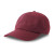 Бейсболка DAD HAT-S, 6 клиньев, металлическая застежка, бордовый, 80% хлопок, 20% переработанный хлопок, 270 г/м2