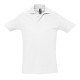 Рубашка поло мужская SPRING II,белый,4XL,100% хлопок, 210/м2