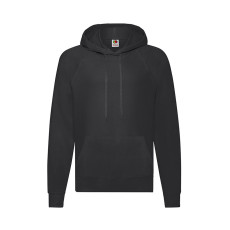 Толстовка мужская LIGHTWEIGHT, черный_S, 80% хлопок, 20% полиэстер, 240 г/м2
