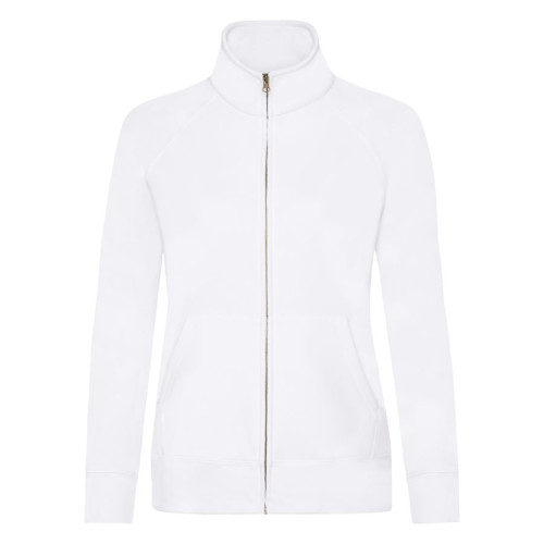 Толстовка Lady-Fit Sweat Jacket, белый_XS, 75% х/б, 25% п/э, 280 г/м2