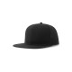 Бейсболка SNAP BACK-S, 6 клиньев, пластиковая застежка, черный, 100% переработанный полиэстер, 300 гр/м2