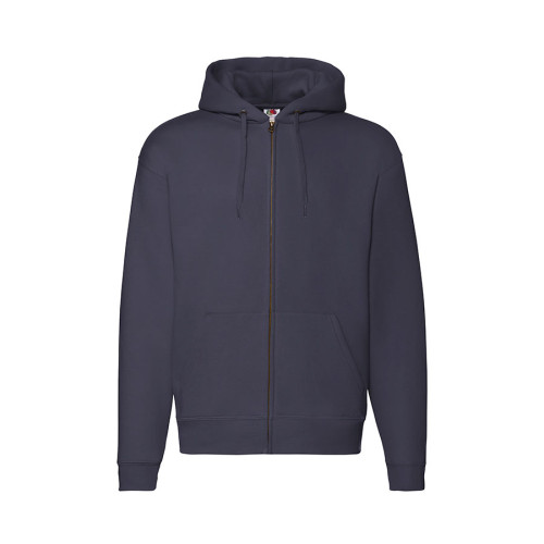 Толстовка PREMIUM HOODED SWEAT JACKET, глубокий темно-синий_M, 70% х/б, 30% п/э, 280 г/м2