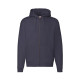 Толстовка PREMIUM HOODED SWEAT JACKET, глубокий темно-синий_M, 70% х/б, 30% п/э, 280 г/м2