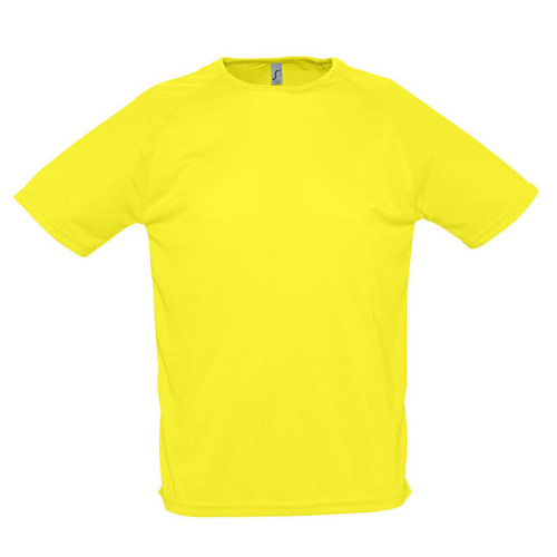 Футболка Sporty, лимонный_XL, 100% воздухопроницаемый полиэстер, 140 г/м2