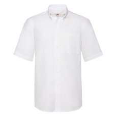 Рубашка Short Sleeve Oxford Shirt, белый_2XL, 70% х/б, 30% п/э, 130 г/м2