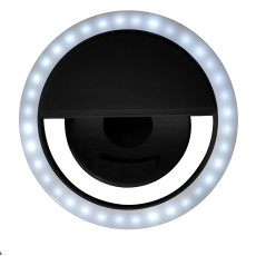 Подсветка для селфи SPOTLIGHT, 8,5х 3,3 см, черный, пластик