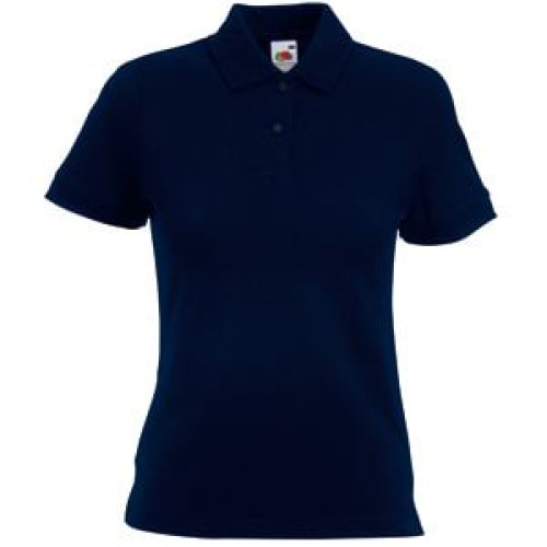 Поло Lady-Fit Polo, глубокий темно-синий_L, 97% х/б, 3% эластан, 220 г/м2