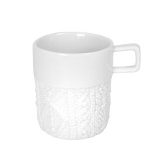 Кружка Knitted, 310мл, D=8,5см, фарфор;