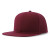 Бейсболка SNAP BACK-S, 6 клиньев, пластиковая застежка, тёмно-красный, 100% переработанный полиэстер, 300 гр/м2