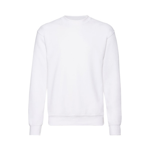 Толстовка мужская с начесом Classic Set-In Sweat, белый_S, 80% х/б, 20% п/э, 260  г/м2
