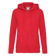 Толстовка Lady-Fit Hooded Sweat Jacket, красный_XL, 75% х/б, 25% п/э, 280 г/м2