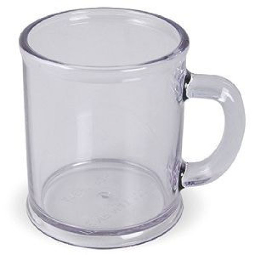 Кружка Радуга; прозрачная, D=7,9см, H=9,6см, 300мл; пластик; тампопечать