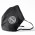 Бесклапанная фильтрующая маска RESPIRATOR 800 HYDROP черная с логотипом в фирменном пакете Бесклапанная фильтрующая маска RESPIRATOR 800 HYDROP черная с логотипом в фирменном пакете