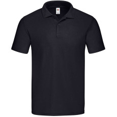 Поло мужское Original Polo, черный_S, 100% х/б, 185г/м²