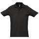 Рубашка поло мужская SPRING II,черный,3XL,100% хлопок, 210/м2