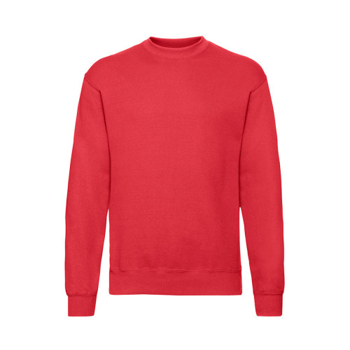 Толстовка мужская с начесом Сlassic Set-In Sweat, красный_M, 80% х/б, 20% п/э, 280 г/м2