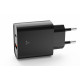 Адаптер сетевой ACCESSTYLE CRYSTAL 20 WUT, черный