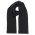 Шарф вязаный  двойной WIND SCARF_черный,100% акрил